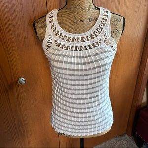 NWT Talbots striped sweater tank